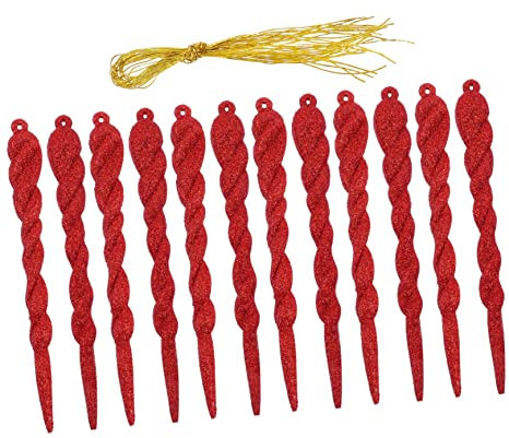 Cabilock 12er-Pack Simulierte Ornamente Weihnachtsbaumschmuck Für Weihnachtsbaumdekoration