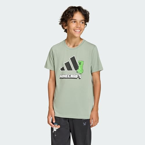 adidas Unisex Kids Minecraft Trainings-T-Shirt