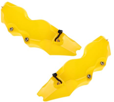IMIKEYA 1 Paar Bremssattelabdeckungen Dekorative Bremssattel Covers für Auto Modifikation und Staubdicht Passend für Fahrzeuge Gelb