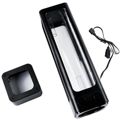 1psc DX5-240 Water Cooling ARGB Tank Combo D5 Pump,Reservoir With Bracket,+5V 3PIN Motherboard,White,Black(White No Pump)