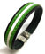 YOJAN PIEL | Pulsera De Piel Bandera Andalucía (Ajustable de Largo, Negro) | Complementos de Moda Unisex para Hombres y Mujeres de Estilo Atemporal y Elegante | Regalos Originales y Exclusivos