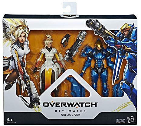 Overwatch Ultimates Series - Pack de 2 Figurines Pharah et Ange - 15cm