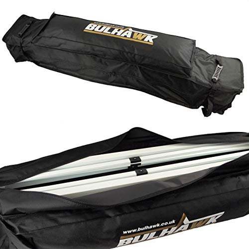 Bulhawk® 3x4.5m HEAVY DUTY POLYESTER POP UP GAZEBO WHEELED HOLDALL STORAGE CARRY BAG