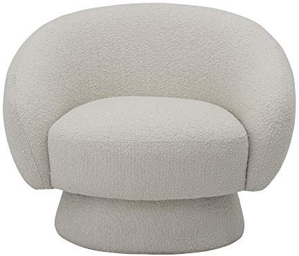 Bloomingville Lounge-Sessel, weiß, Polyester