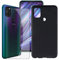 HHUAN Coque + Verre trempé Film pour Wiko View 5 Plus (6.55), Noir Cover Souple Silicone Antichoc TPU Housse Etui Bumper Case et HD écran Film Protecteur pour Wiko View 5 Plus - Black