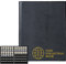 Coin Holder Sammlung - Coin Storage Album für Sammler CS02 (Klassisches Schwarz, Taschengröße 30 x 28 mm/1,2 x 1,1 Zoll)