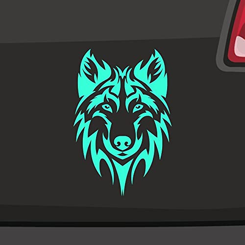 Wolf Tuning Aufkleber Racing Auto Treffen Werwolf Tribal Tattoo Eco Decal JDM in 6 Größen und 21 Farben