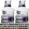 Sanilo® Bettwäsche 135x200 cm, 100% feinste Baumwolle, 4-teilig, Bettbezug, Kissenbezug 80x80cm, Oeko-TEX Zertifiziert (4-teilig 135x200 cm, Energy Stones)