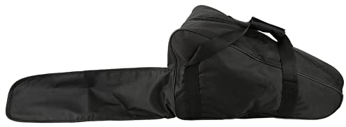 Kettensäge Tasche, 90x27cm Schwarz Wasserdicht Oxford-Stoff Holdall-Kettensägentasche Reißverschluss-Design für 20-Zoll- oder 22-Zoll-Kettensägen