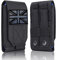 Aprocase Black Upgrade Universal Tactical Molle Mobile Phone Holster Heavy Duty Waterproof Smartphone Waist Bag for iPhone 13 Pro Max Samsung Galaxy S22 S21 4.7''-6.7'' Phone with UK Flag Patch