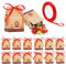 MELLIEX 12 Stück Geschenkbox Weihnachten, Klein Geschenkkarton Pralinenschachtel Süßigkeiten Box mit Bänder für Weihnachts Geschenkverpackung