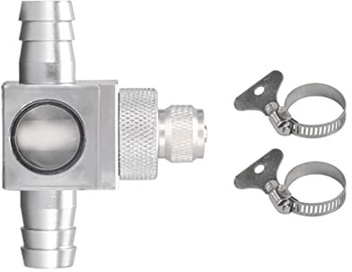 DONGKER Acuario CO2 difusor reactor externo, 12mm/16mm externo en línea CO2 difusor atomizador para acuario plantado