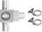 DONGKER Acuario CO2 difusor reactor externo, 12mm/16mm externo en línea CO2 difusor atomizador para acuario plantado