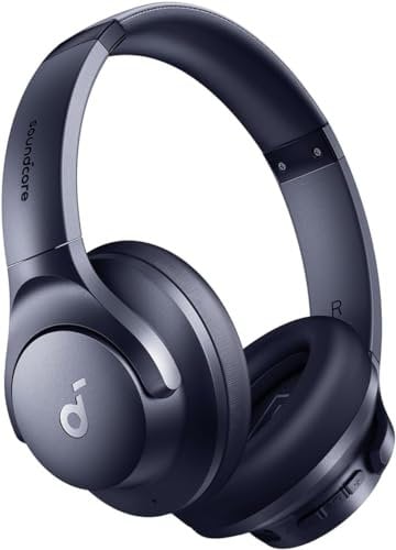 soundcore by Anker Q20i - Auriculares inalámbricos Bluetooth con cancelación de Ruido Activa híbrida, 40 h de Tiempo de reproducción en Modo ANC, Audio Hi-Res(Reacondicionado)
