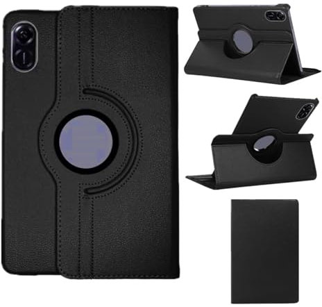AYXYYDS Giratoria Funda para Redmi Pad SE 11 Pulgadas Tablet 2023, 360 Grados de Soporte Giratorio Cubierta Protectora para Redmi Pad SE Tablet (Black)