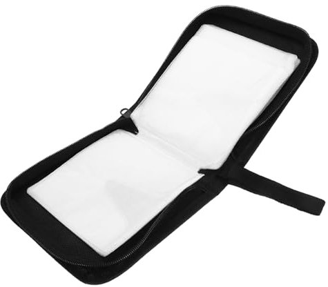 Mikinona Cd Aufbewahrungstasche Kapazität Tragbarer Reißverschluss Cd Organizer Für Reisen Robuste Hülle Hochwertiges Material Für Auto Büro Und Zuhause