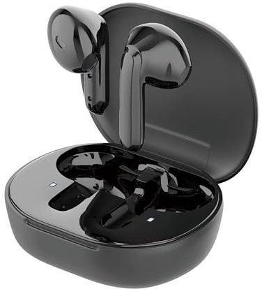 N NEWTOP Cuffie AB30 Auricolari Bluetooth Universali Standby 100 ore Stereo Wireless Musica Microfono Chiamate Comandi Touch per Smartphone Tablet Samsung Huawei Xiaomi Realme OPPO Honor (Nero)