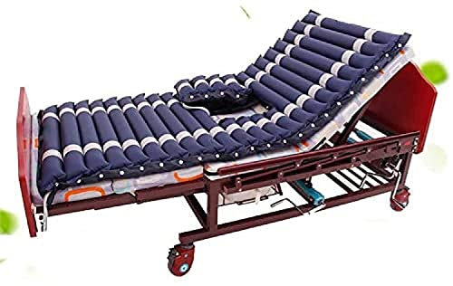 XNZJHPP Anti-Dekubitus-Luftmatratze, aufblasbar, Wechseldruck-Matratzenauflage, mit aufblasbarer Auflage und elektrischem Pumpensystem für Zuhause