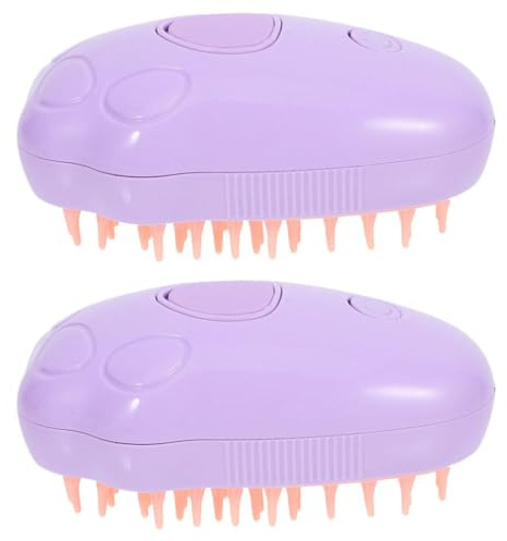 VANZACK Escoba Vapor Gatos 2unid Cepillo Baño Para Mascotas Cepillo Multiusos Pelo
