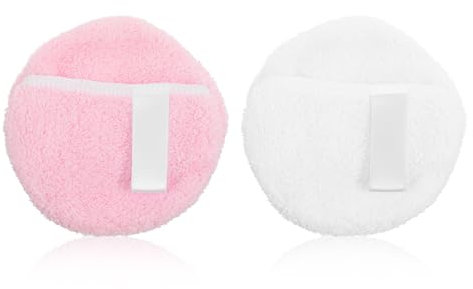Ouligay 2 almohadillas de microfibra reutilizables para quitar maquillaje, almohadillas faciales de tela lavables, paños suaves para quitar maquillaje, almohadillas de limpieza facial de algodón,