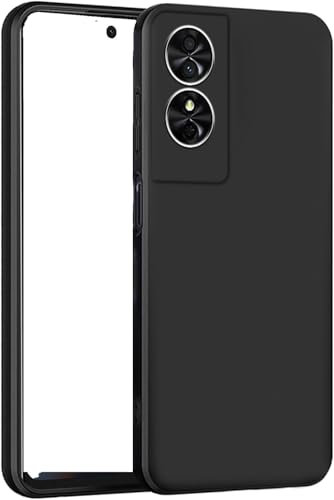 Custodia Compatibile con TCL 50 SE T611B display 6.78 / TCL 40 NXTpaper 4G (NON con 5G) COVER case soft GEL SILICONE protezione flessibile SLIM matte antiurto antigraffio MORBIDA TPU (Nero)