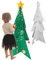 Cleopatre - Árbol de Navidad Gigante de cartón - Altura 1 m - Árbol de Navidad Duradero para Decorar - Fabricación Francesa