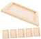 ifundom 6St bilderrahmen selber machen bilderrahmen für holzbilderrahmen Holzrahmen für DIY goldene Bilderrahmen quadratische Rahmen Foto Bilderrahmen aus Naturholz Bastelrahmen