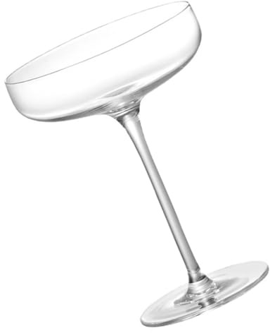 Hoement Champagnerschalen aus Kristallglas Eleganter Glaskelch mit Rutschfester Funktion nicht Leicht Zerbrechlich für Hotel und Restaurant