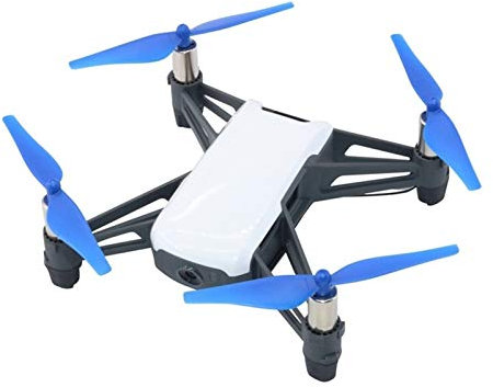 Szwaldaper 4 pezzi, for DJI, Tello Elica Lame a sgancio rapido Eliche colorate Tell Elica di ricambio, for DJI, Tell Drone Accessori Eliche a pale per droni(Blue)