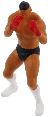 VICASKY Miniatur Boxerfigur im Maßstab 1: 64 aus Kunstharz für Diorama