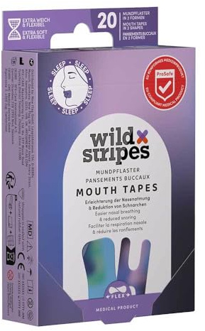 WILD STRIPES Pflaster Mouth Tapes Sunset 20 St