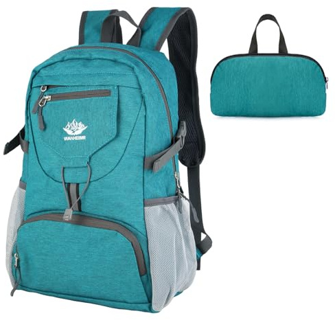 Windfromort Zaino da Trekking Ultraleggero - 30L, Pieghevole, Unisex, Verde