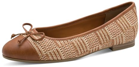 MARCO TOZZI Damen Ballerinas weiches Feel Me Fußbett weiches Innenfutter Vegan Modisch