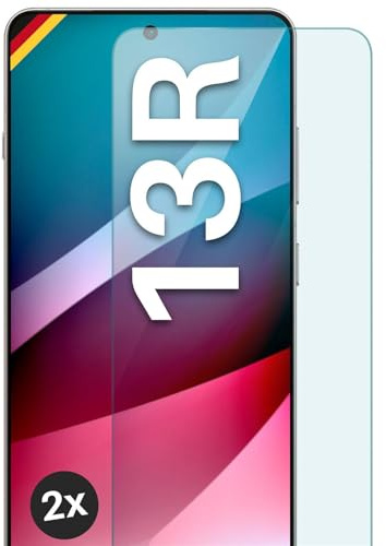 moex Schutzfolie für OnePlus 13R Glas 9H Härte, gehärtetes Schutzglas, Panzer Schutz Glas Displayschutz Folie, kompatibel mit jeder Handy Hülle, ShockProtect 2 Stück