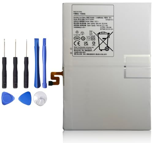 XITAIAN 3,85V 26,34Wh 6840mAh EB-BT725ABU Ersatz Akku für Samsung Galaxy Tab S5e / S6 10.5 / S6 Lite SM-T725 SM-T720 SM-T860 T865 mit Reparatur Tool Kit