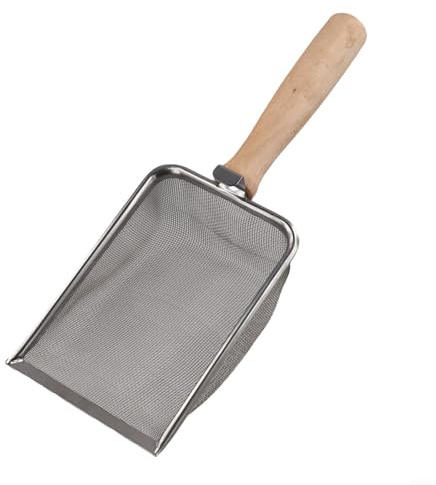 Pala da giardino con setaccio design leggero per una facile manipolazione del compost e del terreno (1 mm)