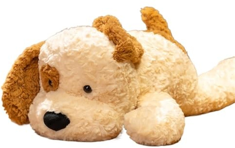KUKUShining Dalmatiner Kuscheltier, Hund Plüschtier Liegendes Welpen Stofftier Plüsch Dalmatiner Weiches Plüschkissen Zum Sammeln(40cm/15.75in)