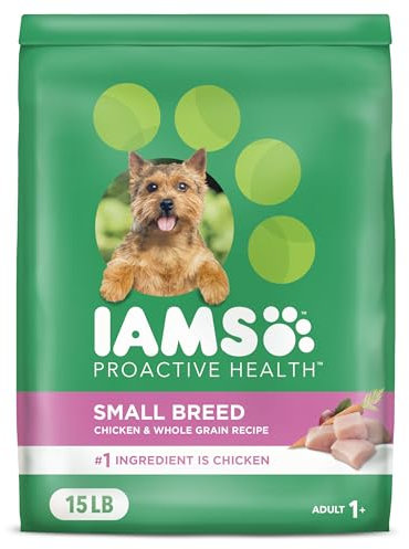 IAMS Proactive Health Hundefutter für kleine Rassen, trocken mit echtem Huhn, 6,8 kg, Beutel