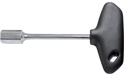 WGB Sechskant T-Steckschlüssel mit Quergriff 8x350 mm, Unisex, Multipurpose, Ganzjährig, schwarz