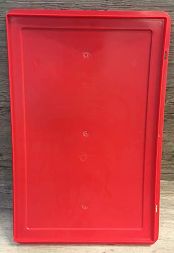 Auer Eurokisten E1/E2/E3 wahlweise mit Deckel, rot (Deckel für E1/E2/E3 (600 x 400 mm))