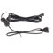 Mextronic Netzkabel 3 m Eurostecker + Schalter 300SW C7 auf 2-pin Euro Doppelbuchse schwarz