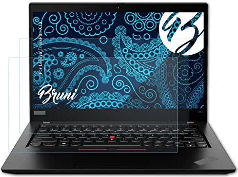 Bruni Screen Protector compatible with Lenovo ThinkPad X13 Protector Film, crystal clear Protective Film (2X)