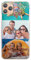 Personalised Phone Case For Apple IPhone 16, 15, 14, Pro, Max, Mini, Plus 13, 12, 11, X, XS, XR, SE, Custom Photo Hard Cover, Personalize with Three Image Collage Layout A, Three Landscape Images