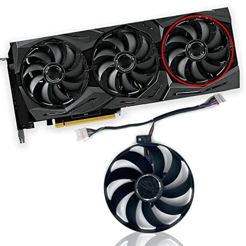 Dotodo Ventilateurs de carte graphique T129215SU pour ASUS ROG STRIX-GeForce RTX 2070 2080 Super Ti Gaming RTX2080 RTX2080Ti