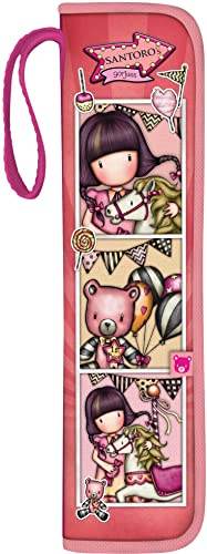 SAFTA, Portaflauto Gorjuss Fairground Carousel 10 x 36 x 2,5 cm Unisex-Bambini e ragazzi, multicolore, Talla única