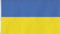 Circle Five Ukraine Flagge verstärkt mit Zwei Metallösen in verschiedenen Größen 90x150cm / 150x250cm / 300x500cm Größe 300 cm x 500 cm