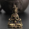 SPORTARC Mini-Buddha-Statue, aus massivem Kupfer, für Zuhause, Büro