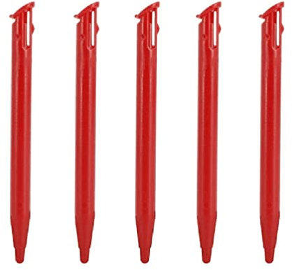 Yushu - Stylet actif, compatible avec 2DS, 5 paquets de stylet tactile mobile pour écran tactile de console de jeu LL/XL