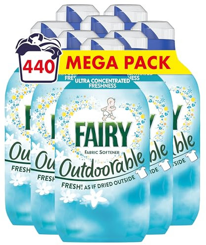 Fairy Outdoorable Fabric Conditioner 440 Washes, Ultra Concentrated Formula For Sensitive Skin & Dermatologically Tested