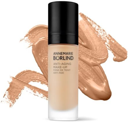 ANNEMARIE BÖRLIND TEINT EFFECTIVE NATURAL BEAUTY Anti-Aging Make-up (30 ml) - Normale bis Trockene Haut, Hohe Deckkraft, Feuchtigkeitsspendend, Glättet und Mildert Fältchen, Vegan